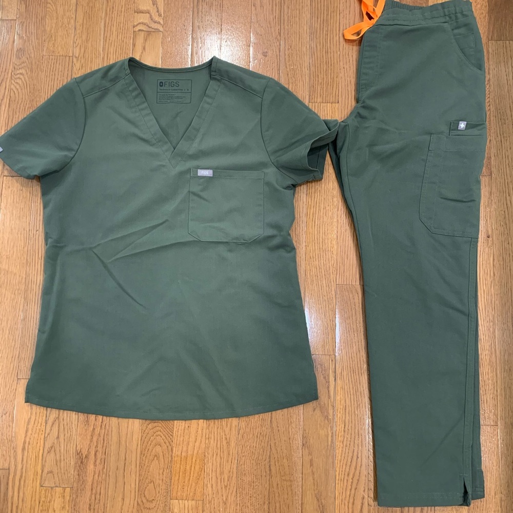Women’s Figs Moss scrub set Small Petite